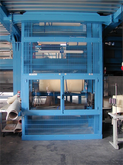 Magazzino elettronico tessuti